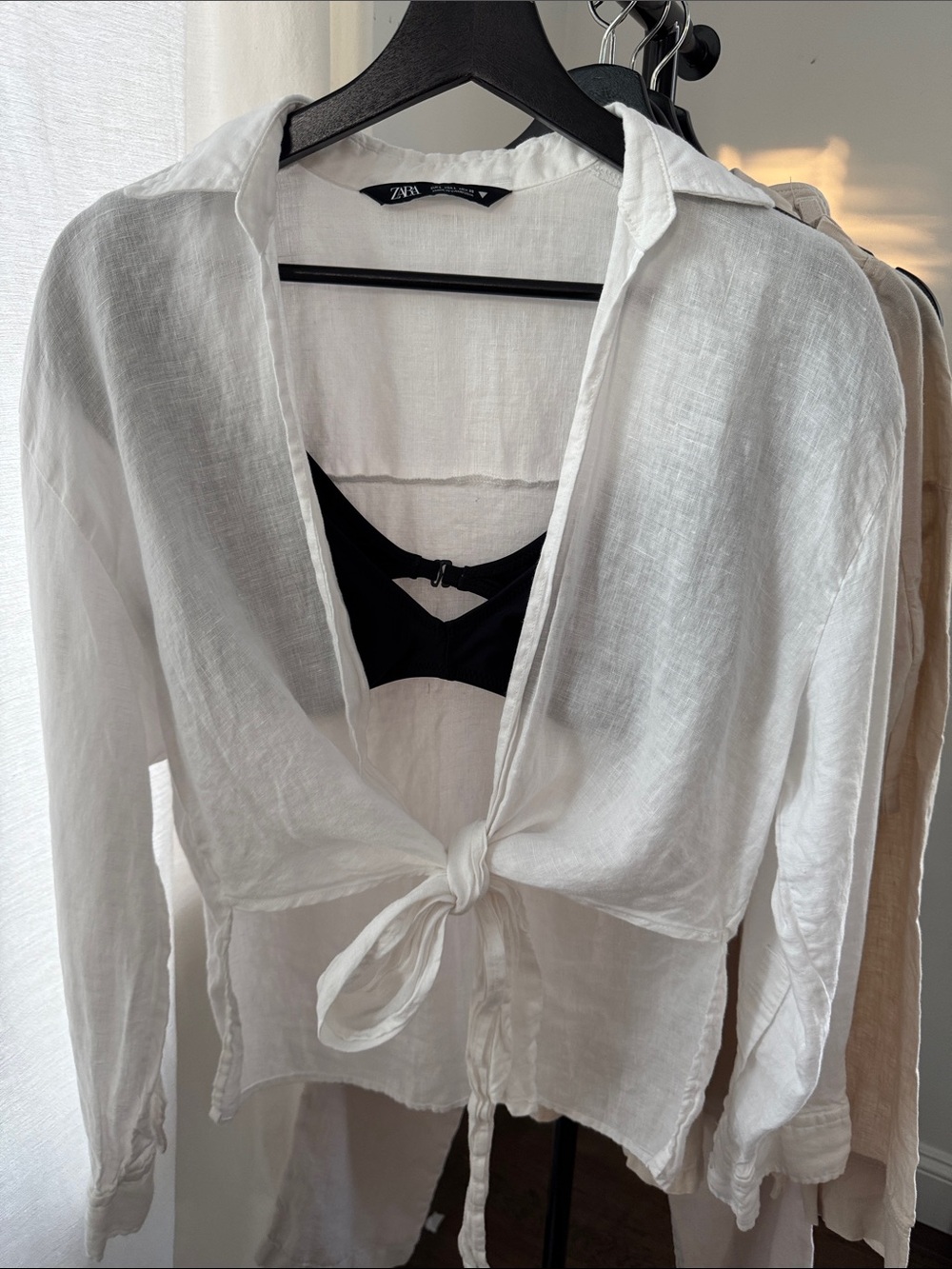 Zara Tie-Front Linen Shirt Bundle